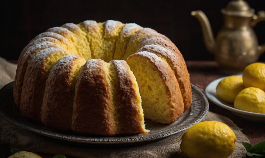 BOLO DE LIMÃO COM PÃO DE LÓ