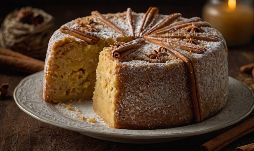 Receita de Bolo de Maçã com Canela