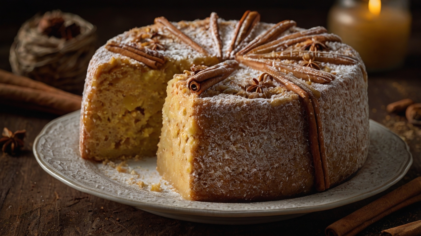Receita de Bolo de Maçã com Canela