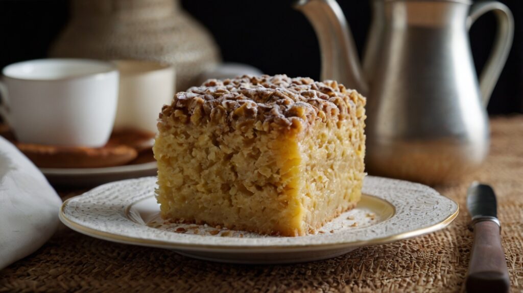 Receita de Bolo de Maçã com Aveia