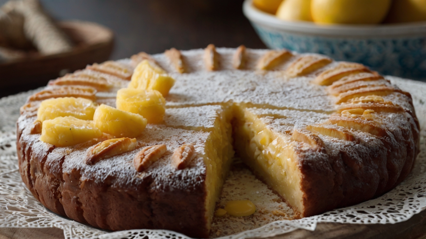 Receita de Bolo de Abacaxi com Recheio Quatro Leites